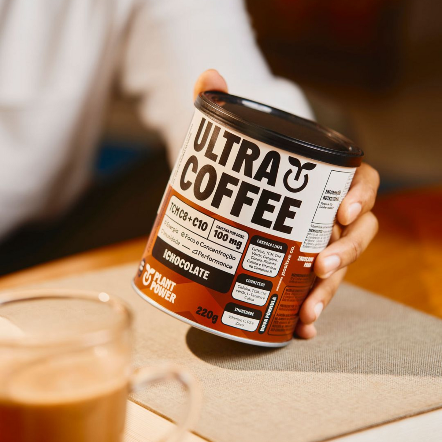 Ultracoffee sabor Chocolate - Lata 220g