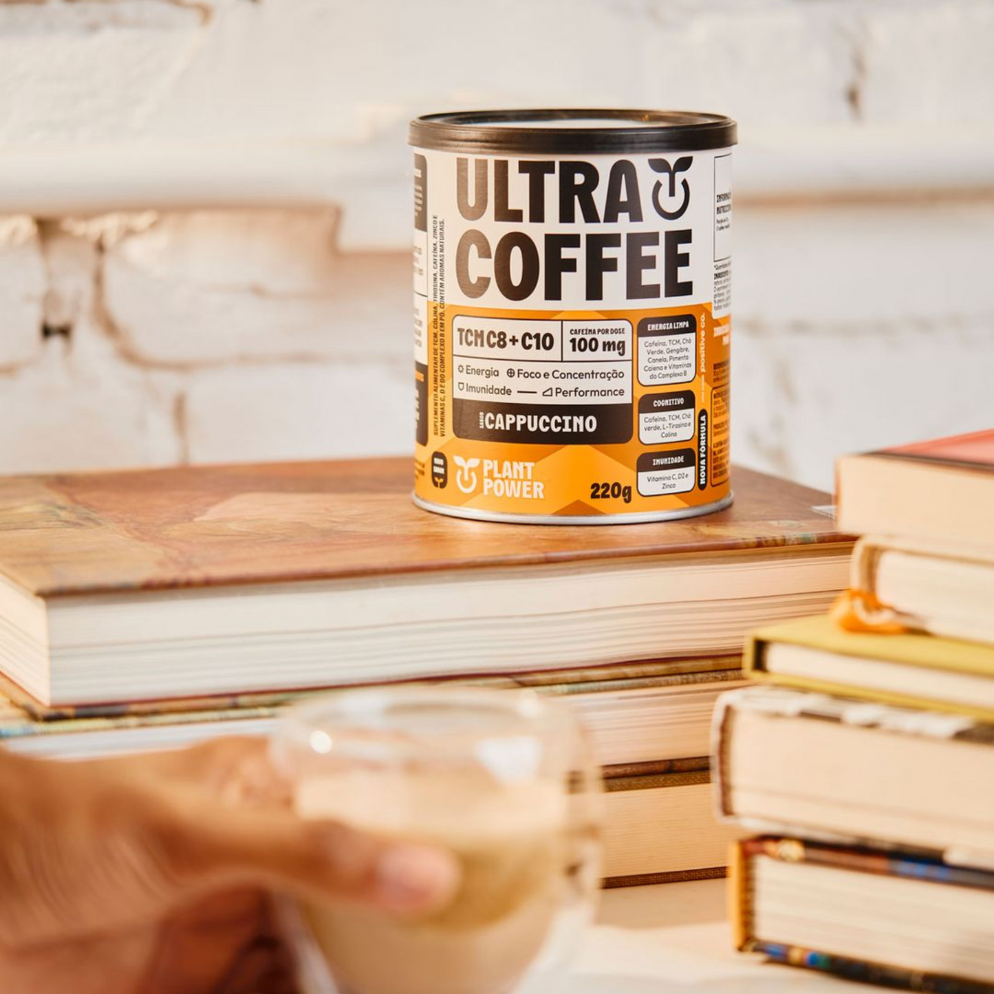 Ultracoffee sabor Cappuccino - Lata 220g