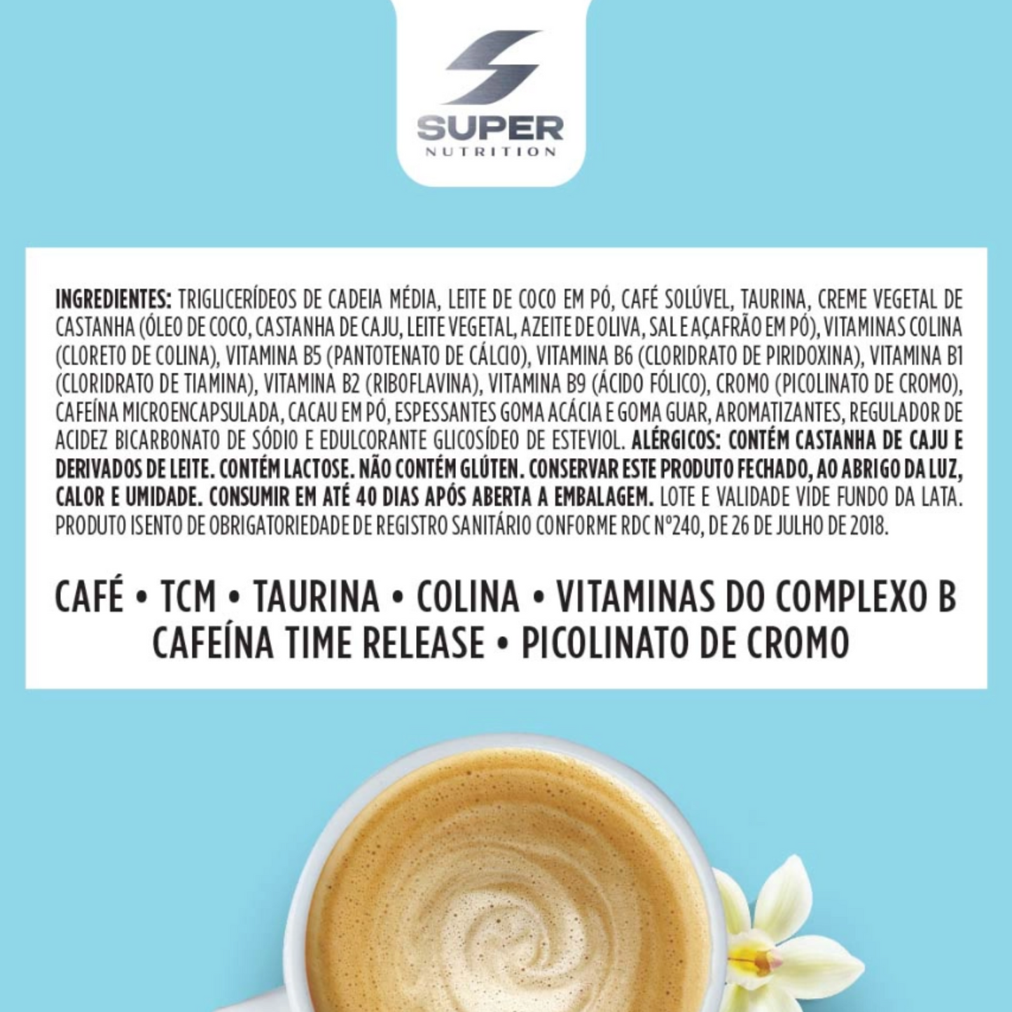 Supercafé Desincoffee 220g, Vanilla Latte