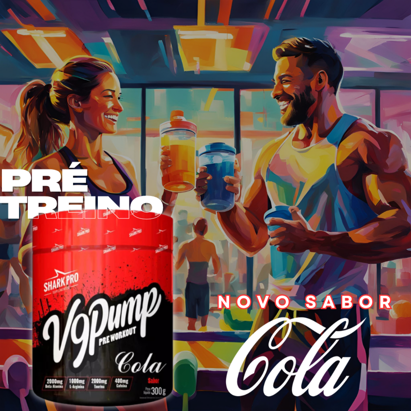 V9 PUMP - Sabor Cola 300g
