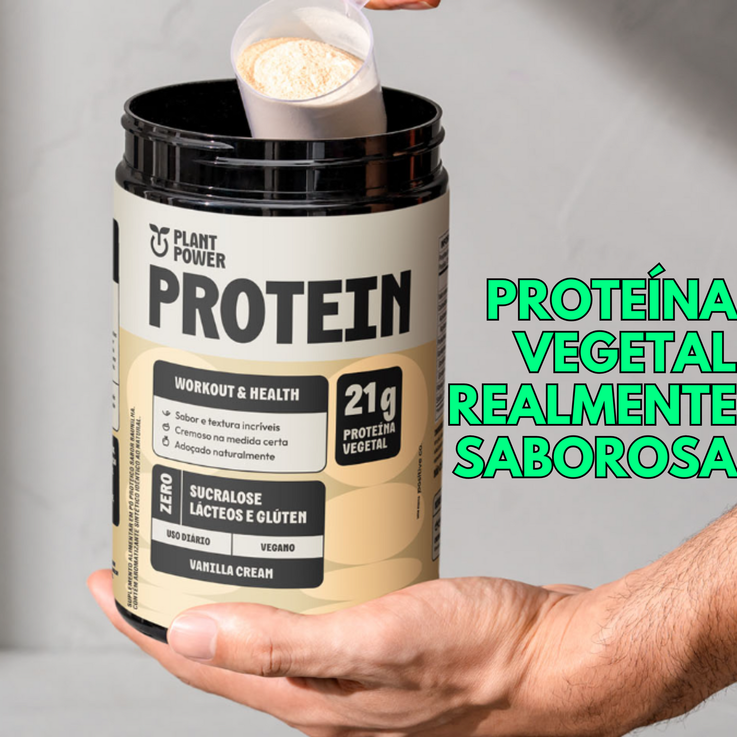 Proteína Vegetal Plant Power - Chocolate Dream 490g