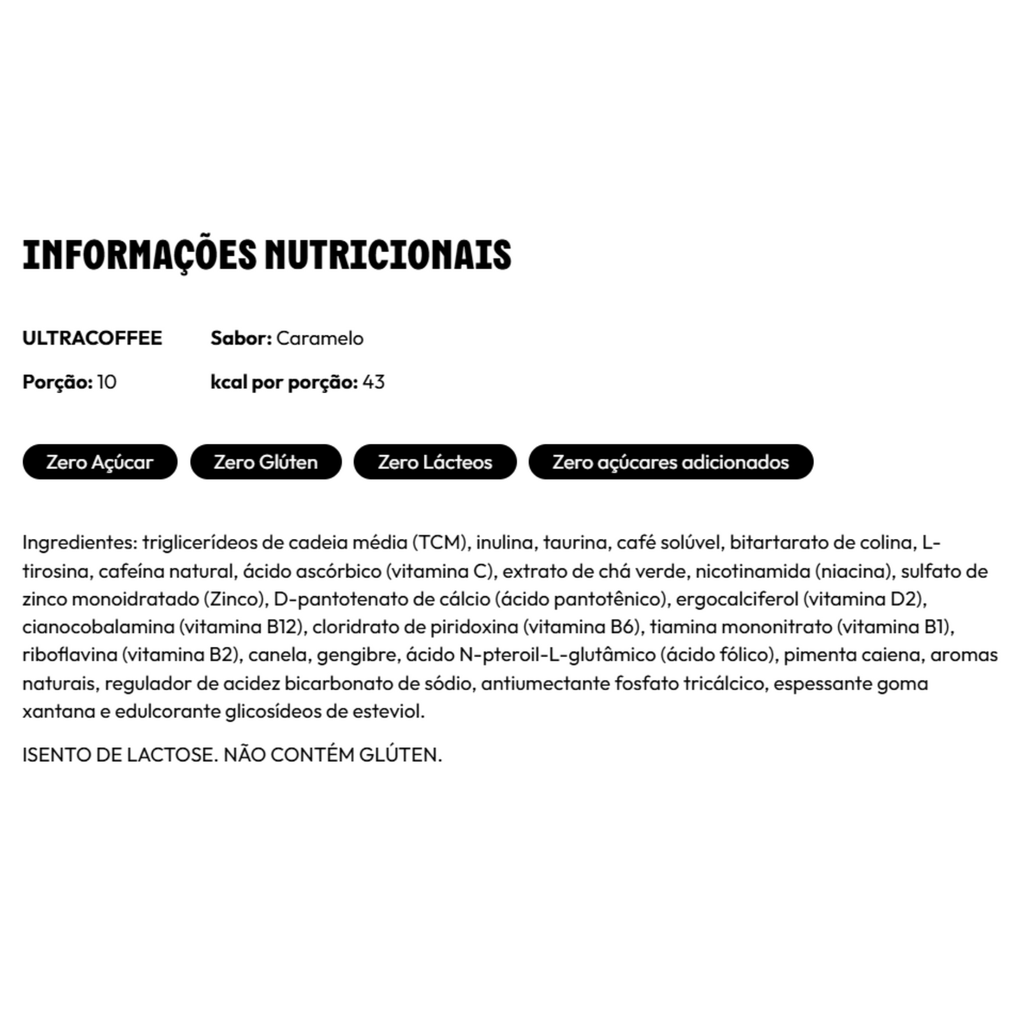 Ultracoffee Caramelo - Lata 220g