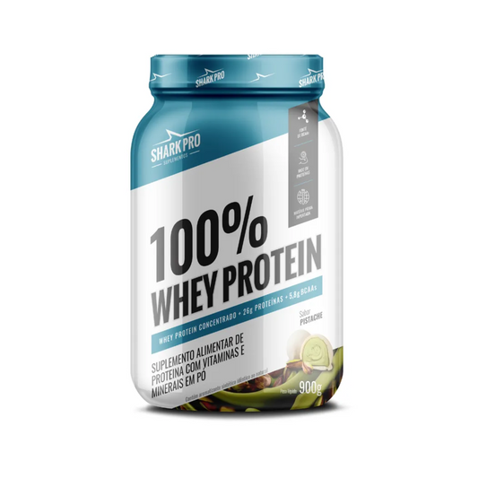 100% Whey Protein Pistache pote 900g