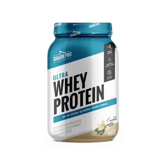 100% Whey Protein Baunilha pote 900g