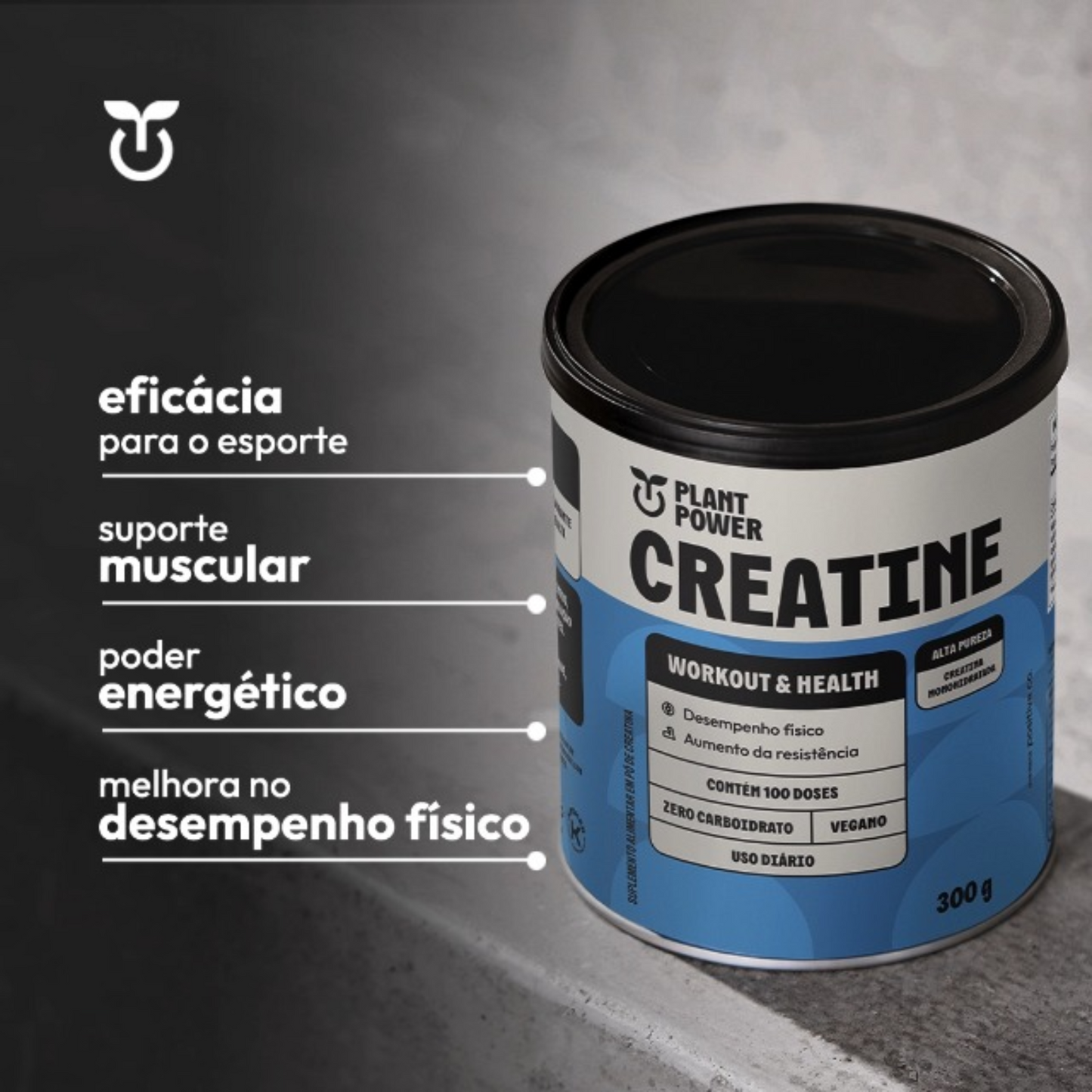 Creatina PLANT POWER - 300g