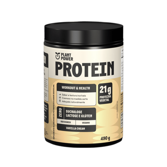 Proteína Vegetal Plant Power Protein Baunilha 490g