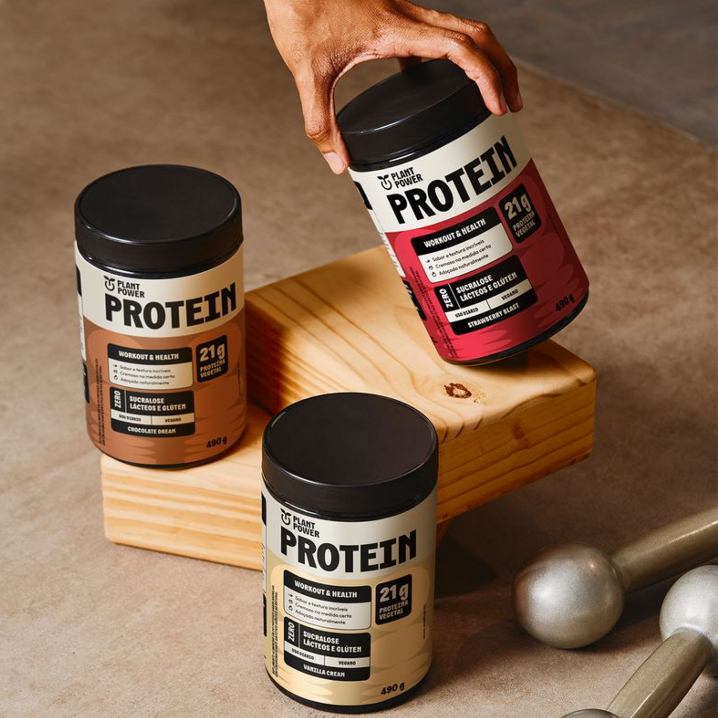 Proteína Vegetal Plant Power - Chocolate Dream 490g